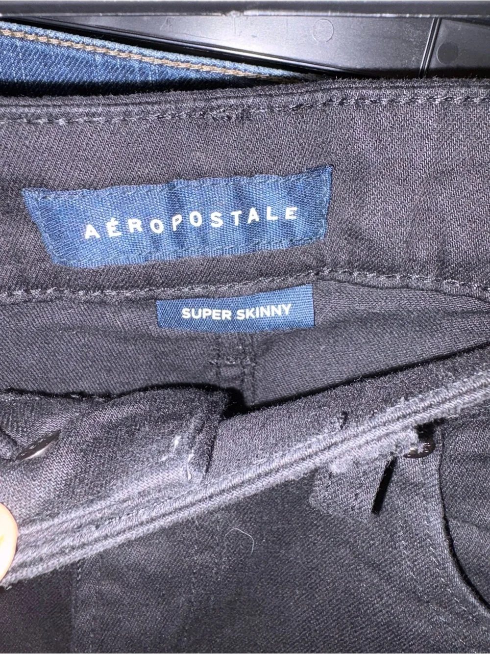 Classic 34 x 32 Black Super Skinny Jeans